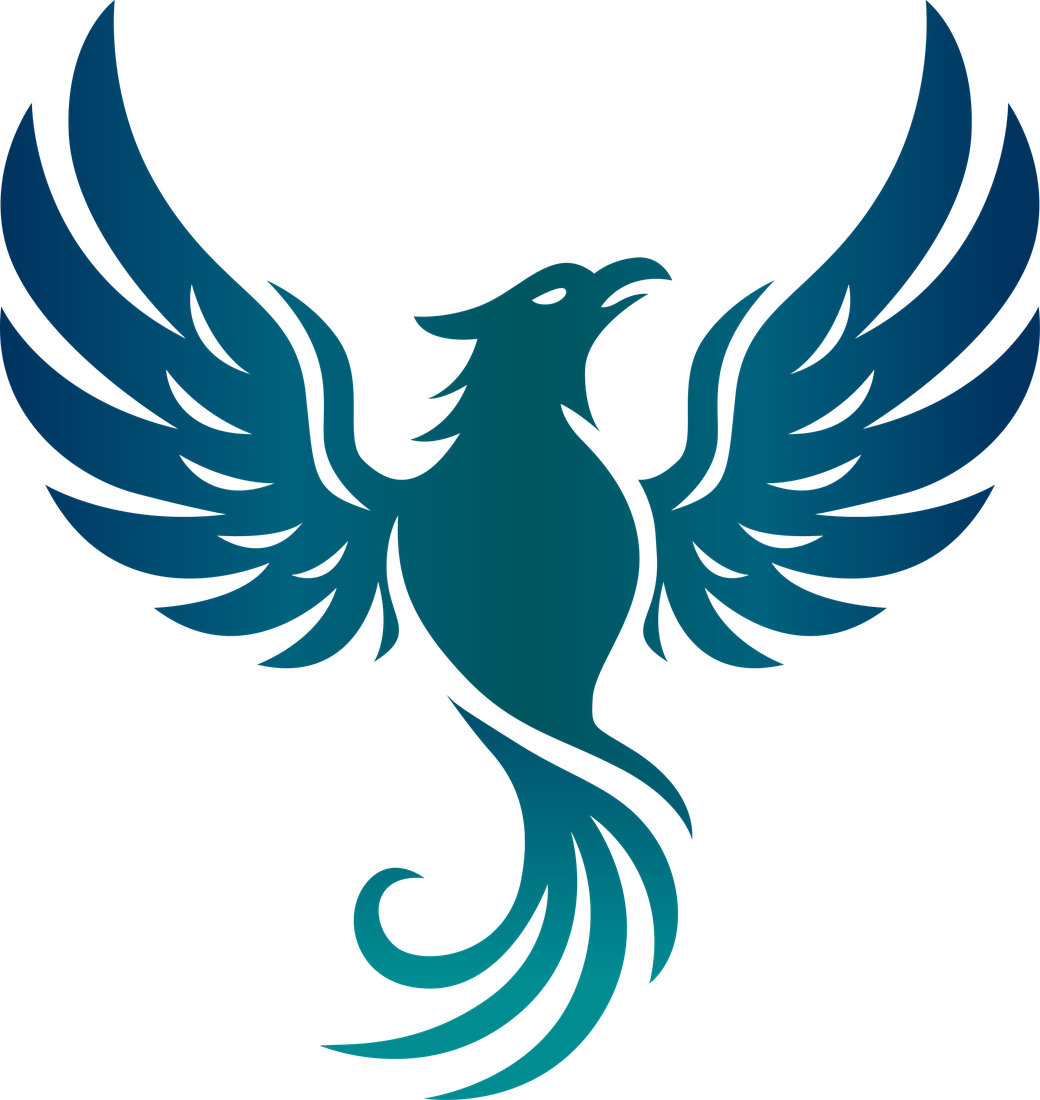 Phoenix Rising Accounting Services — a rising phoenix logo
